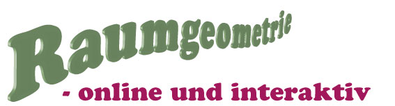 Raumgeometrie - online und interaktiv start raumgeo gruen3d